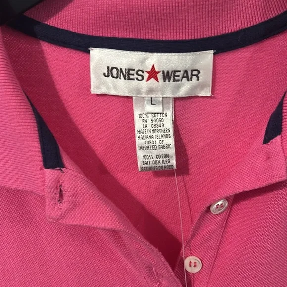 NWT Jones Wear Vibrant Pink Sleeveless dress. Size Large. - Picture 2 of 4